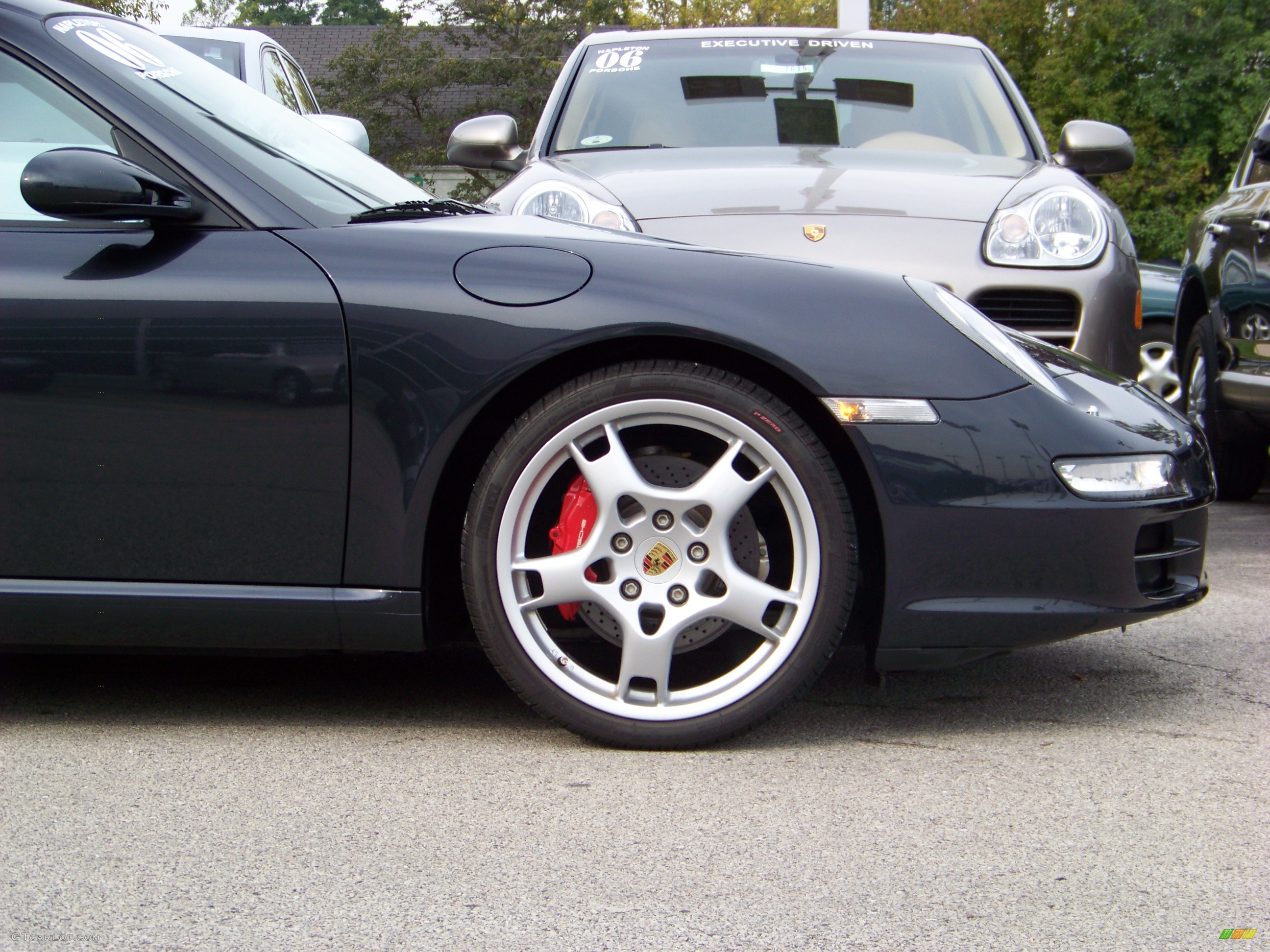 2006 911 Carrera S Coupe - Atlas Grey Metallic / Black photo #8