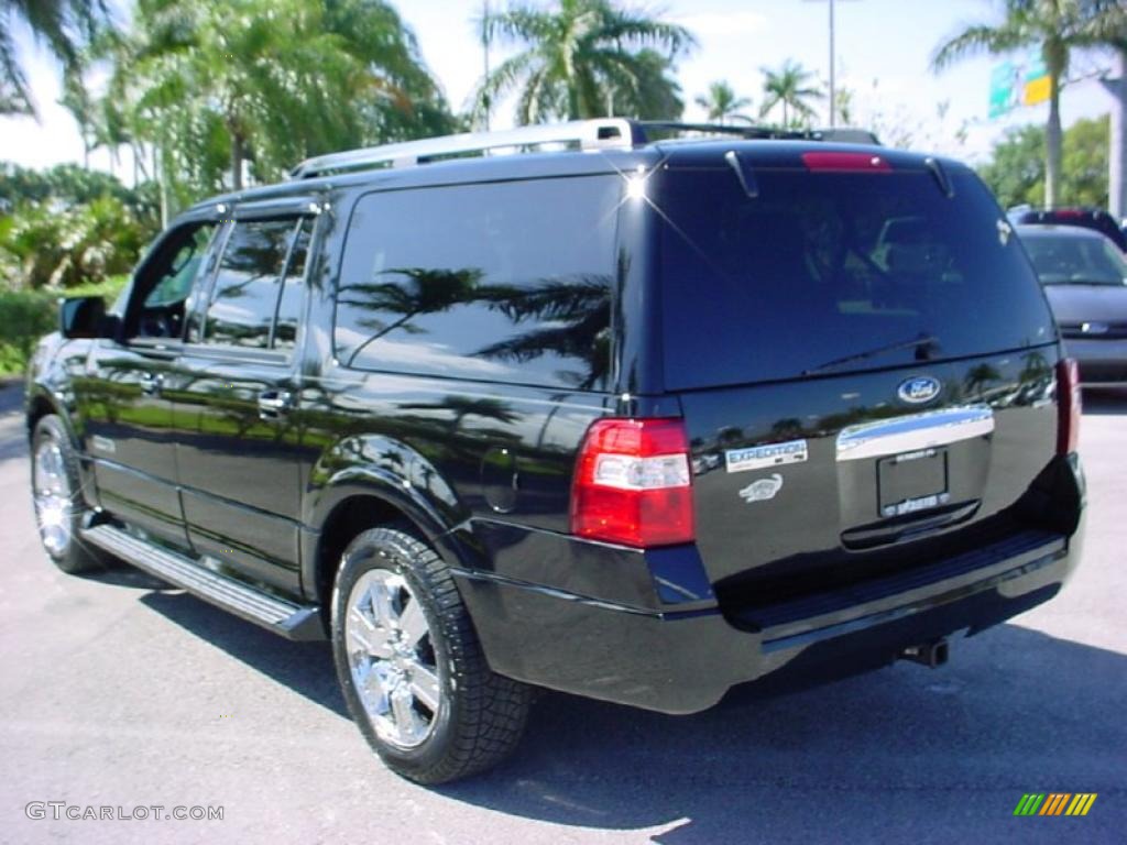 2007 Expedition EL Limited - Black / Charcoal Black photo #7