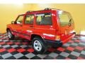 2000 Flame Red Jeep Cherokee Sport 4x4  photo #4