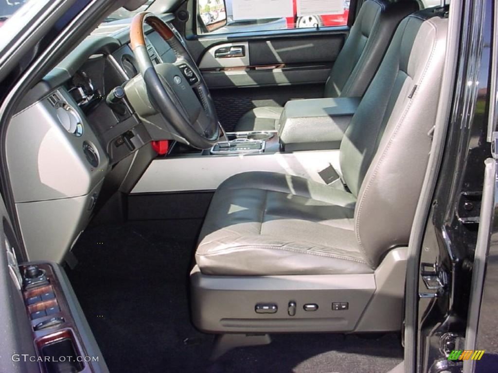 2007 Expedition EL Limited - Black / Charcoal Black photo #13