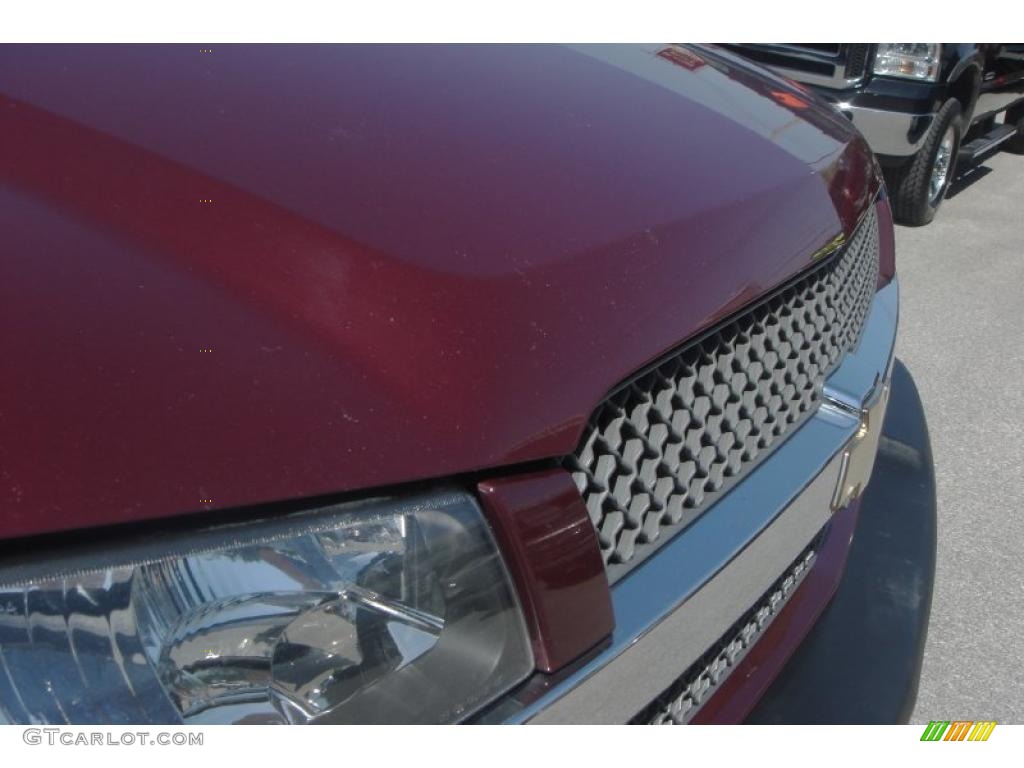 2003 Silverado 2500HD LT Crew Cab 4x4 - Dark Carmine Red Metallic / Dark Charcoal photo #15