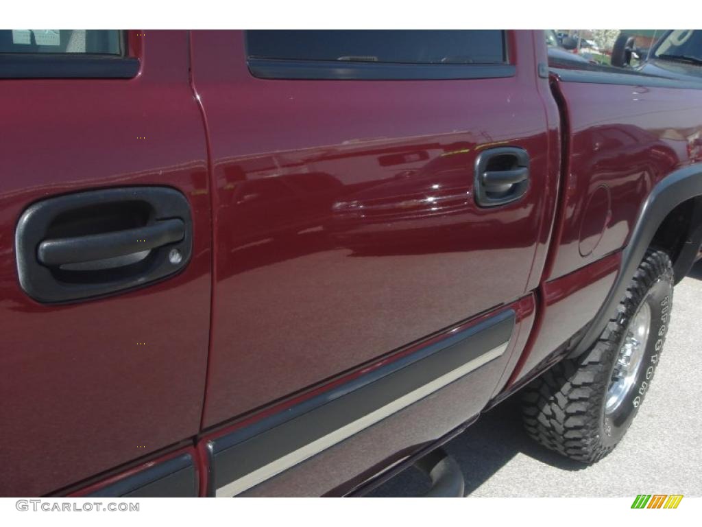 2003 Silverado 2500HD LT Crew Cab 4x4 - Dark Carmine Red Metallic / Dark Charcoal photo #24