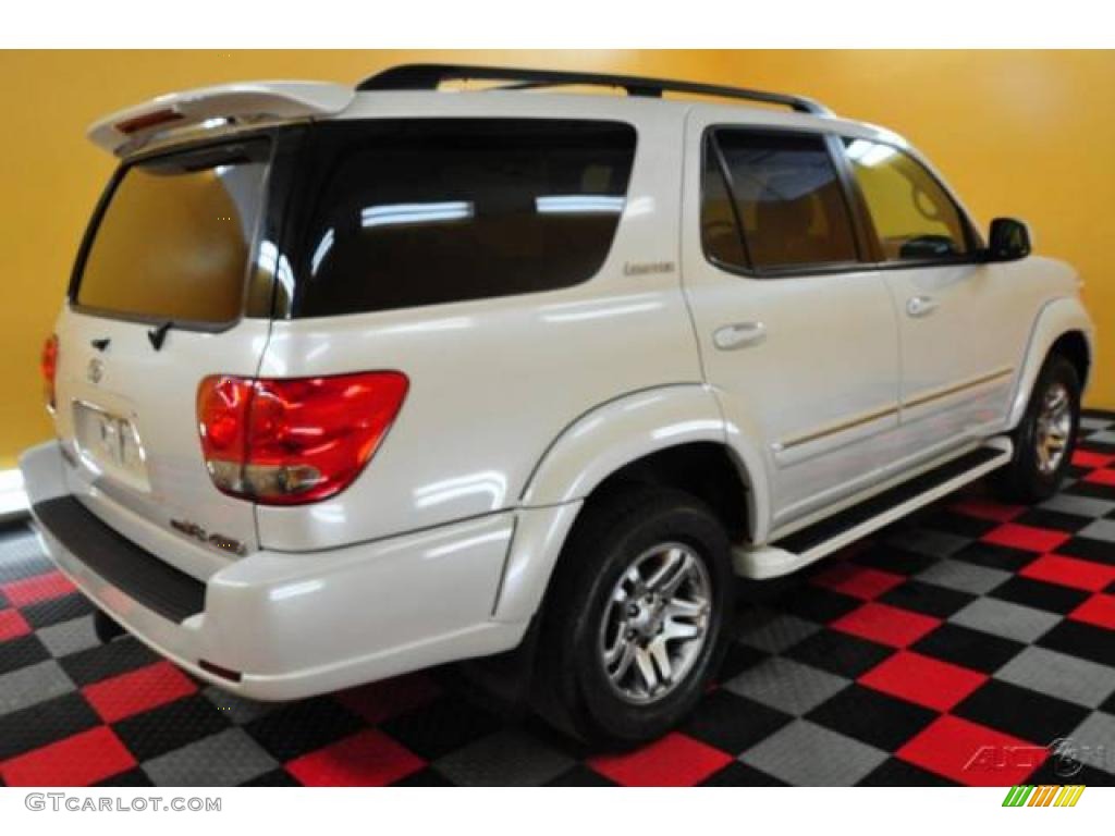 2006 Sequoia Limited 4WD - Natural White / Taupe photo #4