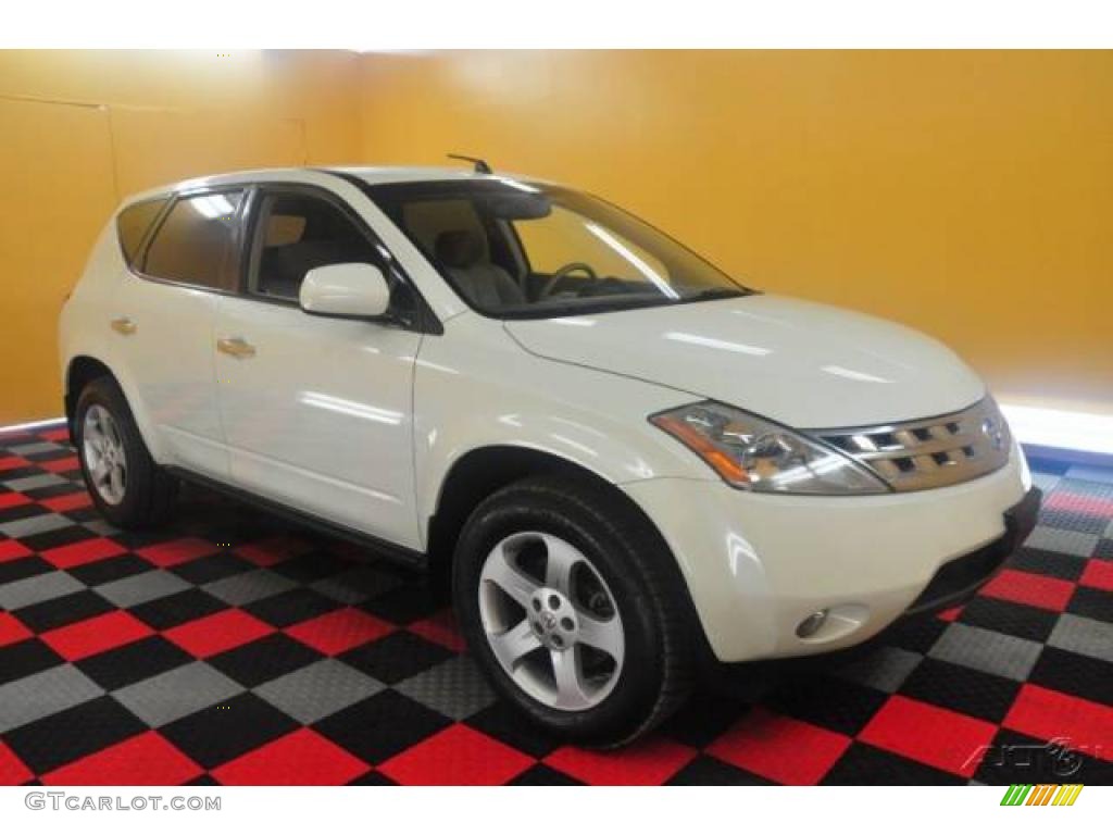 Glacier Pearl White Nissan Murano