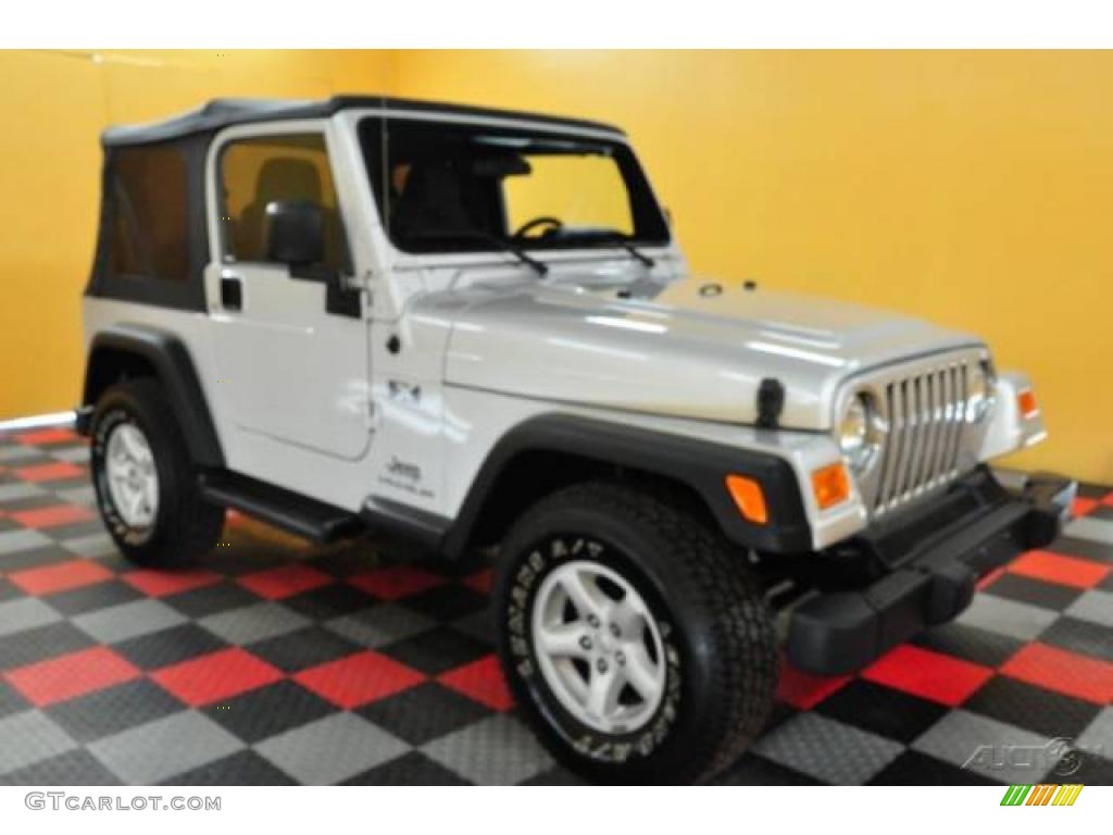 2005 Wrangler X 4x4 - Bright Silver Metallic / Dark Slate Gray photo #1