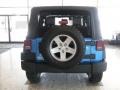 2010 Surf Blue Pearl Jeep Wrangler Sport Islander Edition 4x4  photo #3