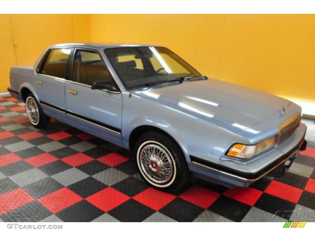 1992 Century Special Sedan - Light Sapphire Blue Metallic / Blue photo #1