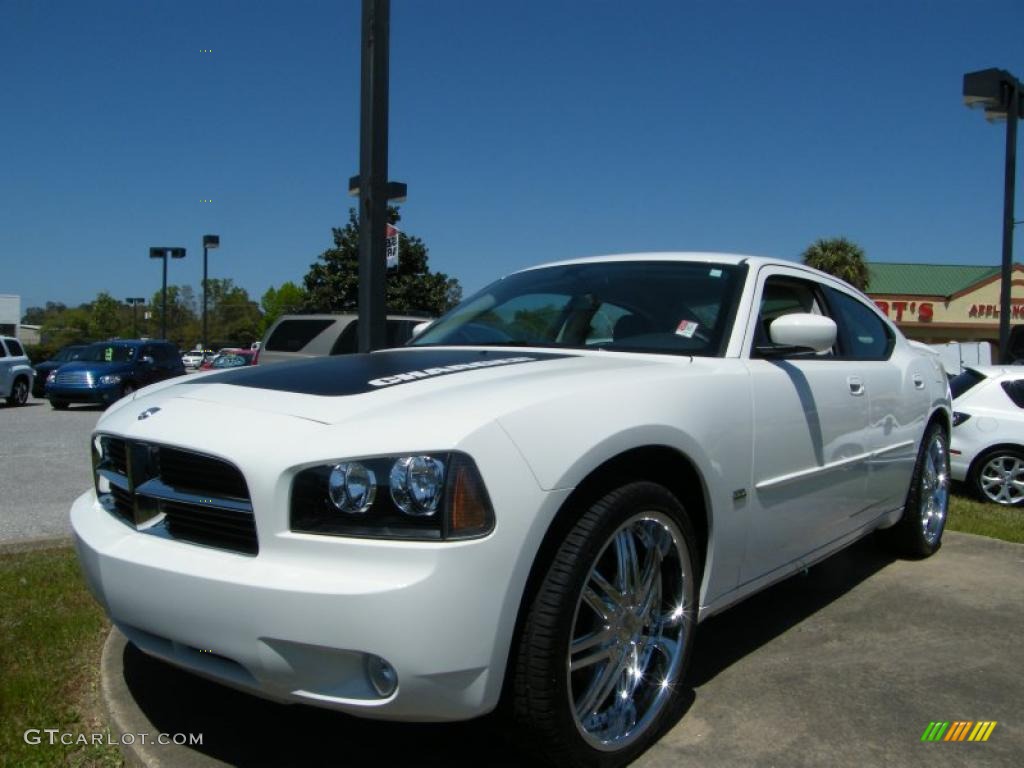 Stone White Dodge Charger