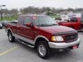 2001 Toreador Red Metallic Ford F150 XLT SuperCab 4x4  photo #2
