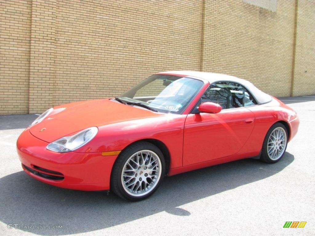 1999 911 Carrera 4 Cabriolet - Guards Red / Graphite Grey photo #6