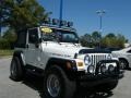 2004 Stone White Jeep Wrangler Rubicon 4x4  photo #7