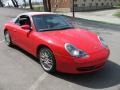 1999 Guards Red Porsche 911 Carrera 4 Cabriolet  photo #10