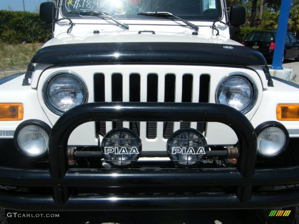 2004 Wrangler Rubicon 4x4 - Stone White / Dark Slate Gray photo #10