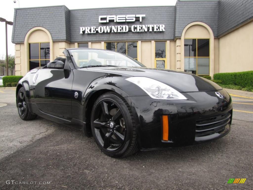 2007 350Z Enthusiast Roadster - Magnetic Black Pearl / Carbon photo #1