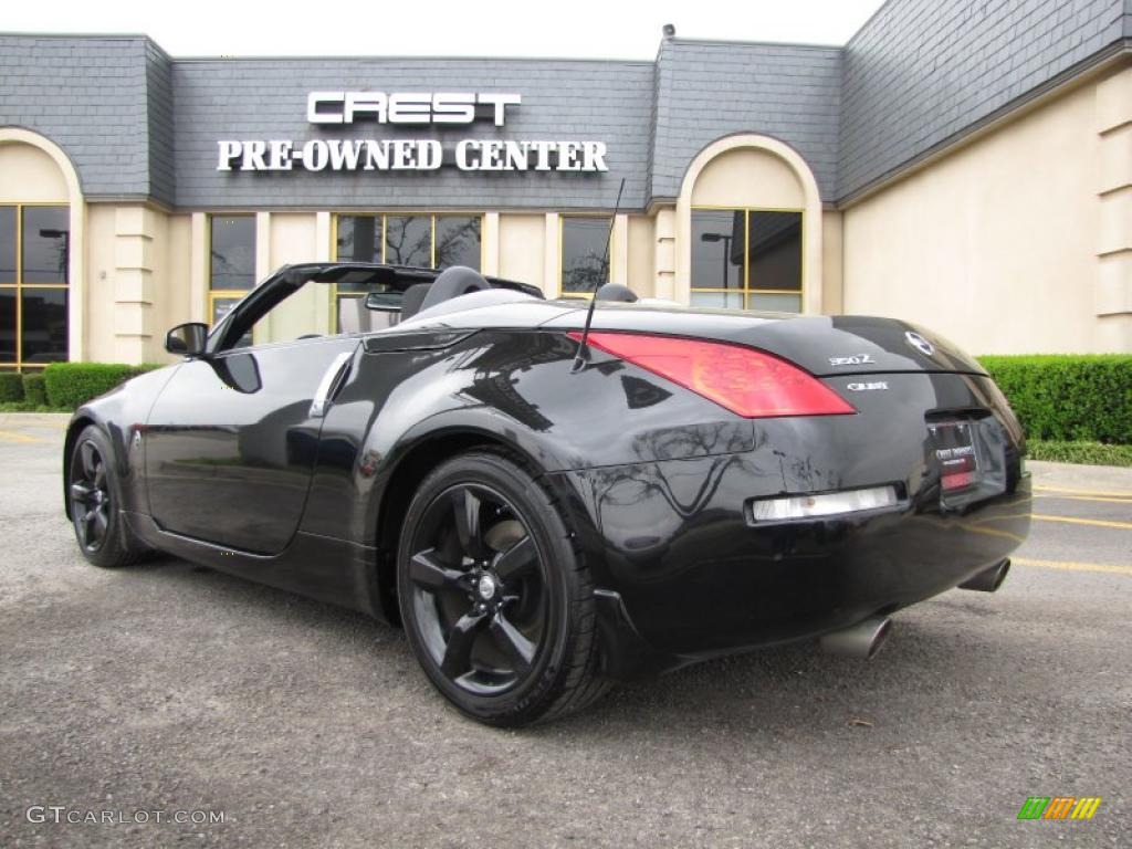 2007 350Z Enthusiast Roadster - Magnetic Black Pearl / Carbon photo #4