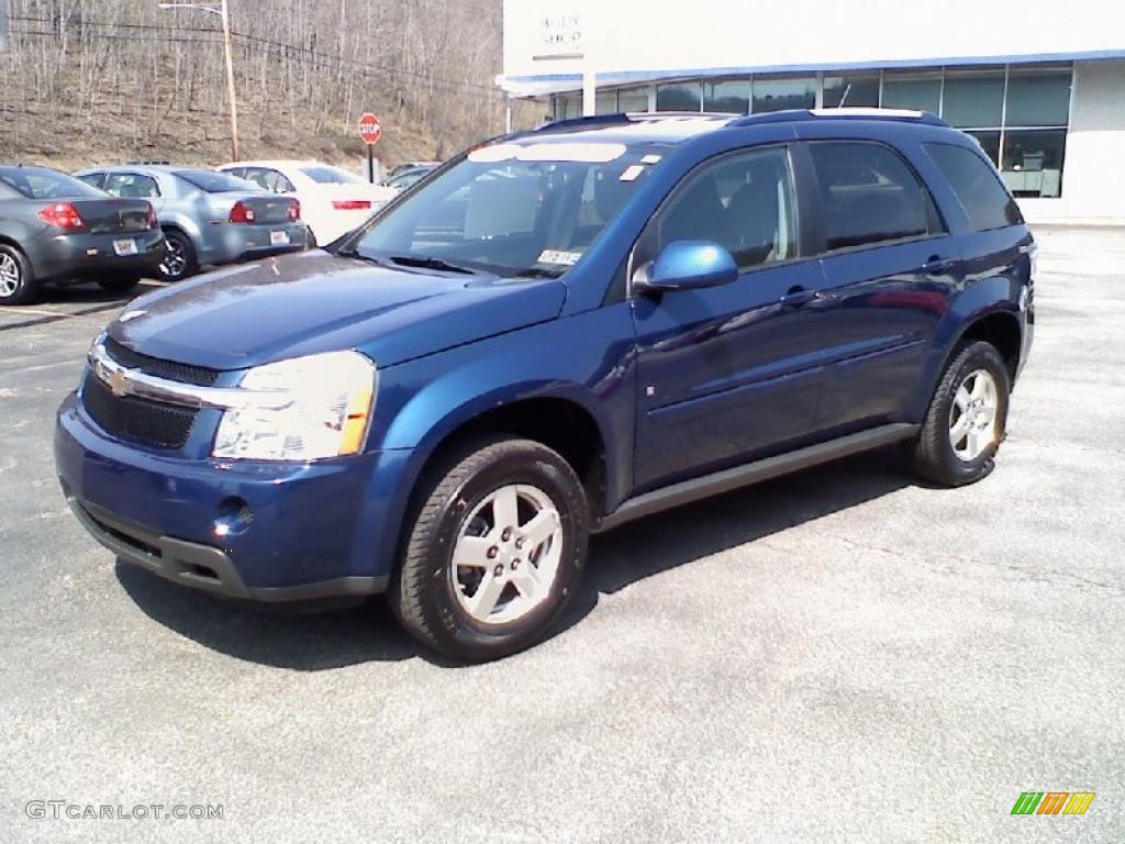 2008 Equinox LT - Navy Blue Metallic / Light Gray photo #1