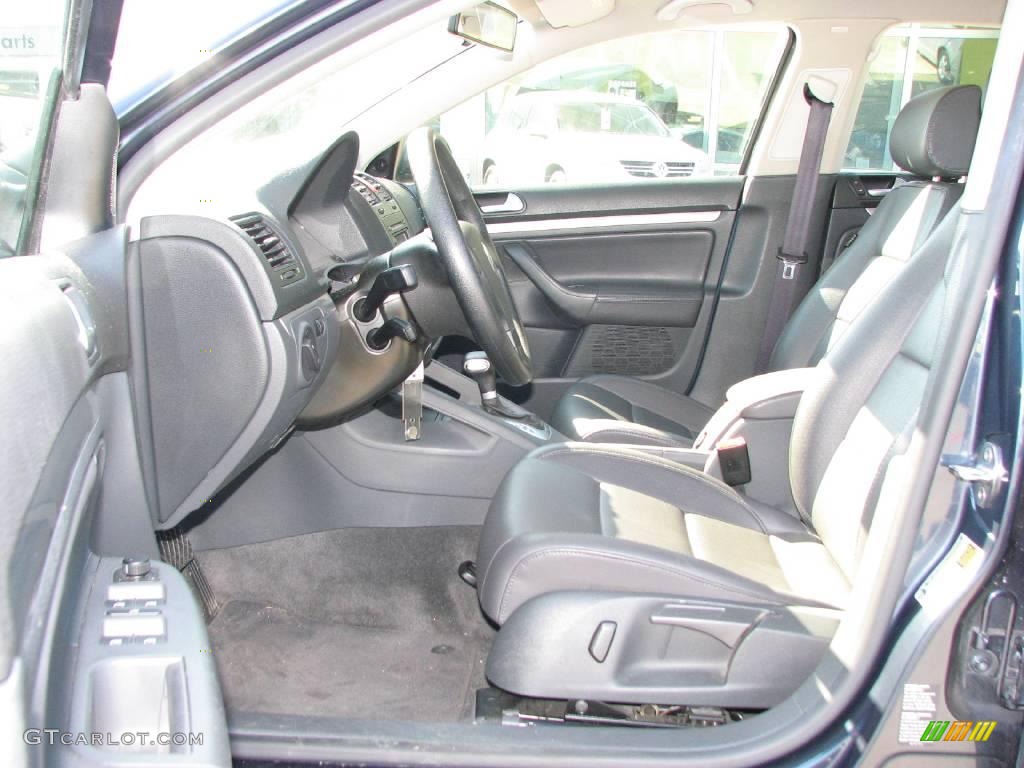 2006 Jetta 2.5 Sedan - Blue Graphite Metallic / Anthracite Black photo #9