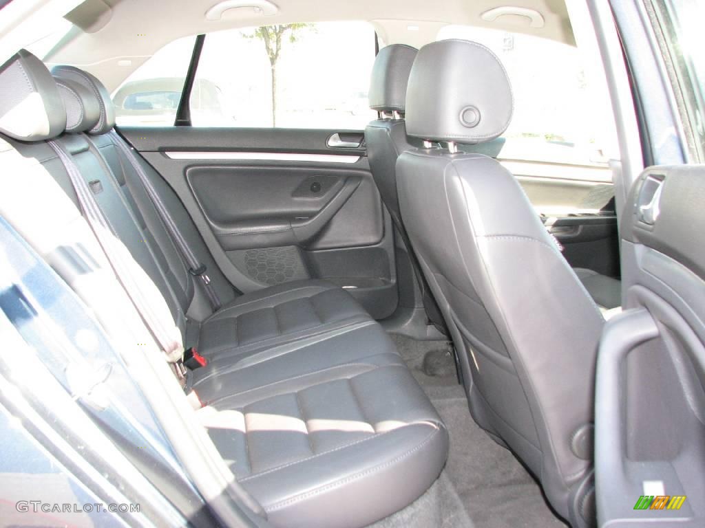2006 Jetta 2.5 Sedan - Blue Graphite Metallic / Anthracite Black photo #11