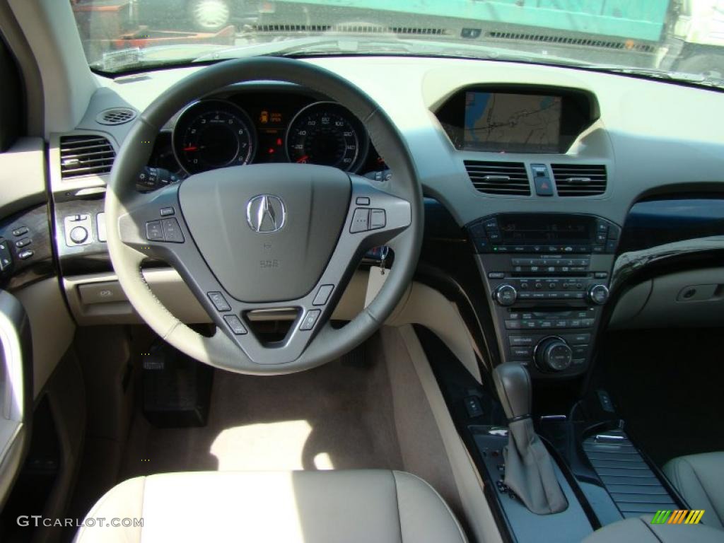 2007 MDX Technology - Nimbus Gray Metallic / Taupe photo #11