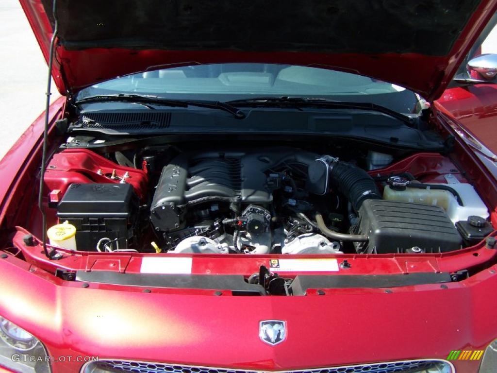 2008 Charger DUB Edition - Inferno Red Crystal Pearl / Dark Slate Gray photo #21
