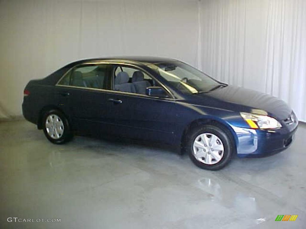 2003 Accord LX Sedan - Eternal Blue Pearl / Black photo #3