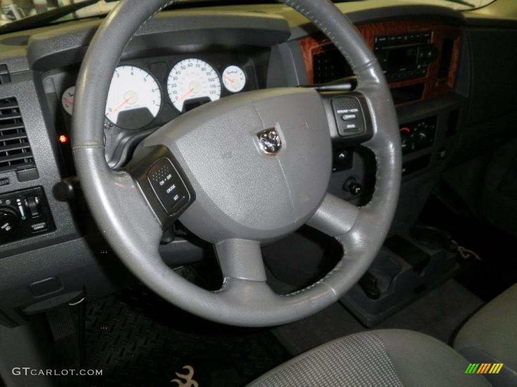 2006 Ram 1500 Big Horn Edition Quad Cab 4x4 - Inferno Red Crystal Pearl / Medium Slate Gray photo #13