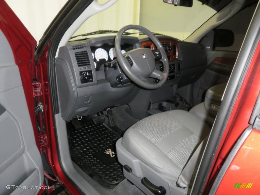 2006 Ram 1500 Big Horn Edition Quad Cab 4x4 - Inferno Red Crystal Pearl / Medium Slate Gray photo #14