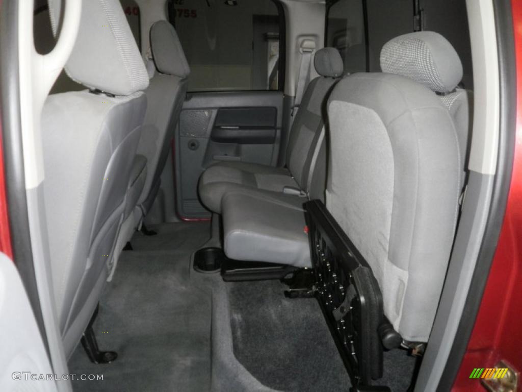 2006 Ram 1500 Big Horn Edition Quad Cab 4x4 - Inferno Red Crystal Pearl / Medium Slate Gray photo #16