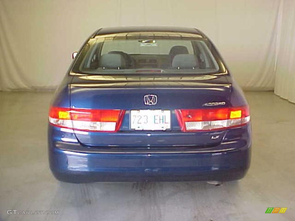 2003 Accord LX Sedan - Eternal Blue Pearl / Black photo #16
