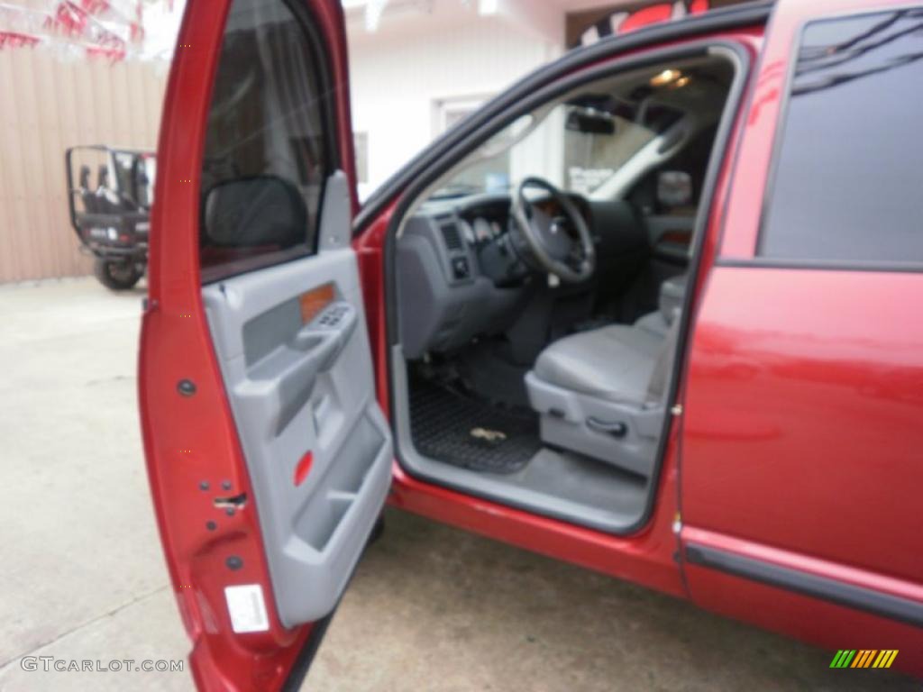 2006 Ram 1500 Big Horn Edition Quad Cab 4x4 - Inferno Red Crystal Pearl / Medium Slate Gray photo #58