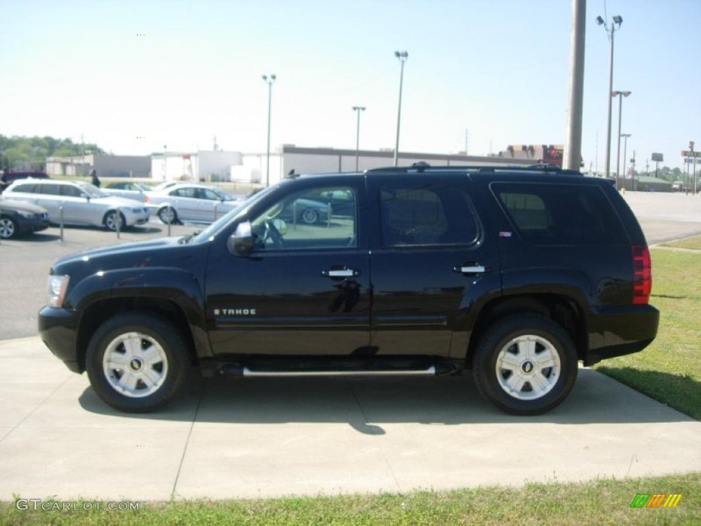 2007 Tahoe Z71 4x4 - Black / Dark Titanium/Light Titanium photo #5