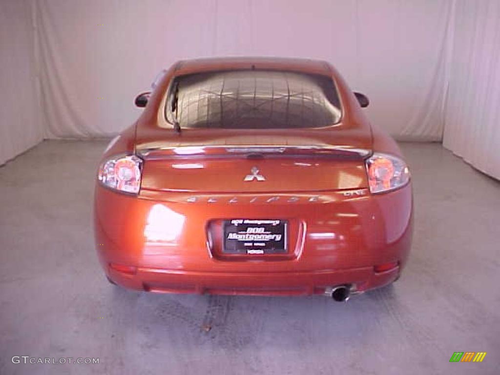 2006 Eclipse GT Coupe - Sunset Orange Pearlescent / Terra Cotta photo #23