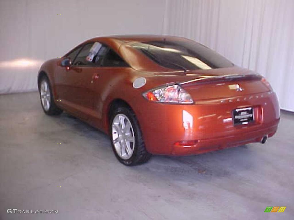 2006 Eclipse GT Coupe - Sunset Orange Pearlescent / Terra Cotta photo #25