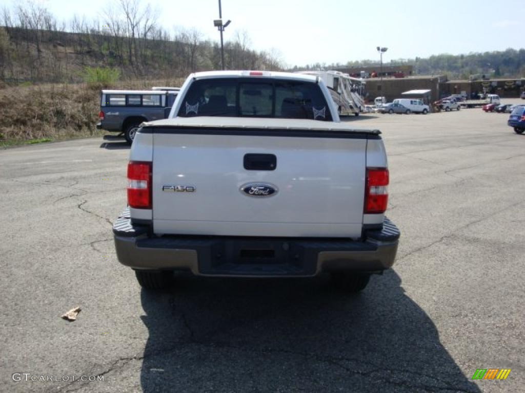 2004 F150 FX4 SuperCab 4x4 - Silver Metallic / Black/Medium Flint photo #4