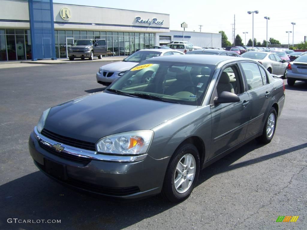 2004 Malibu LS V6 Sedan - Medium Gray Metallic / Gray photo #1