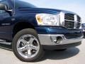 2007 Patriot Blue Pearl Dodge Ram 1500 Big Horn Edition Quad Cab 4x4  photo #2