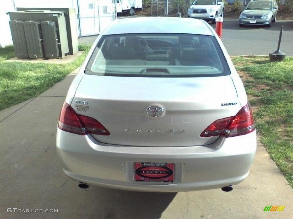 2008 Avalon Limited - Classic Silver Metallic / Ash Gray photo #4
