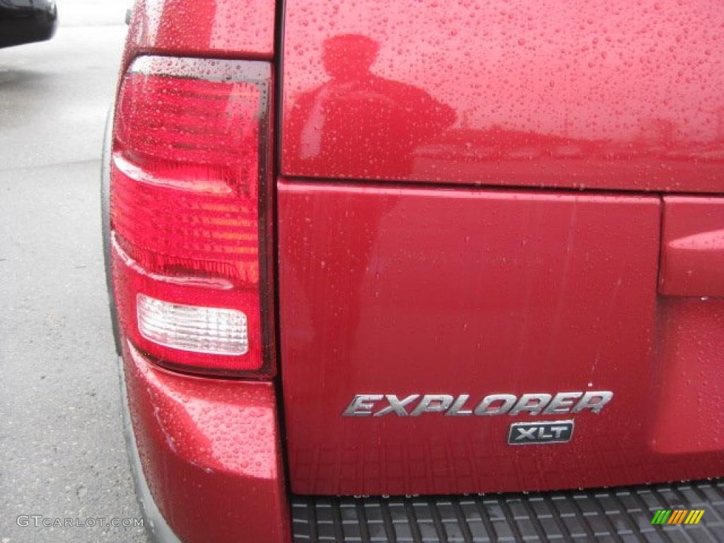 2003 Explorer XLT 4x4 - Redfire Metallic / Graphite Grey photo #19