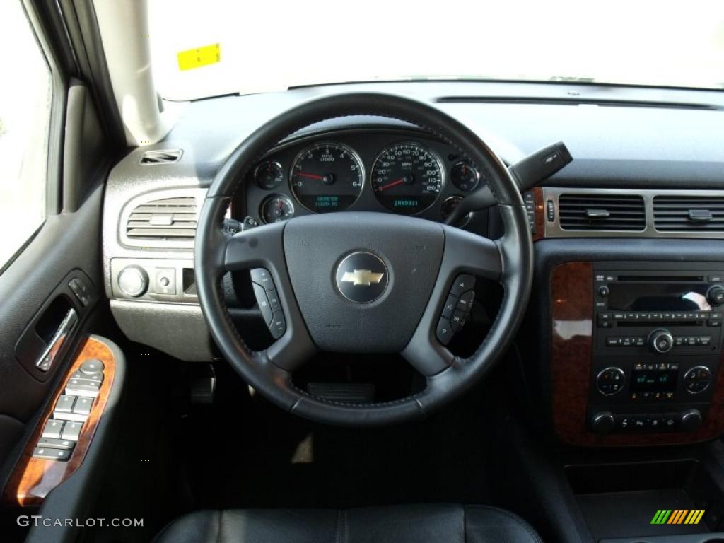 2007 Silverado 1500 LTZ Crew Cab - Blue Granite Metallic / Ebony Black photo #25