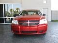 2010 Inferno Red Crystal Pearl Dodge Avenger SXT  photo #3