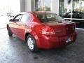 2010 Inferno Red Crystal Pearl Dodge Avenger SXT  photo #7