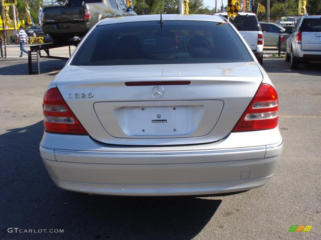 2001 C 320 Sedan - Brilliant Silver Metallic / Ash photo #5