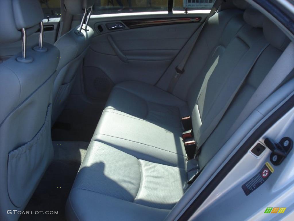 2001 C 320 Sedan - Brilliant Silver Metallic / Ash photo #10