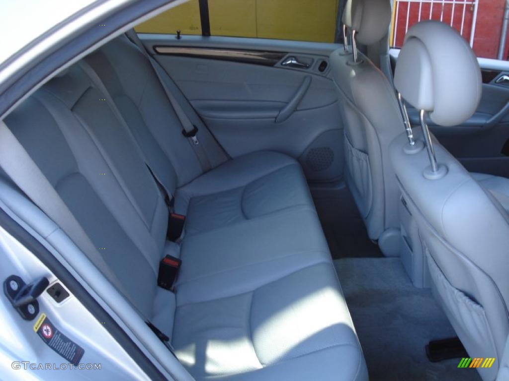 2001 C 320 Sedan - Brilliant Silver Metallic / Ash photo #11