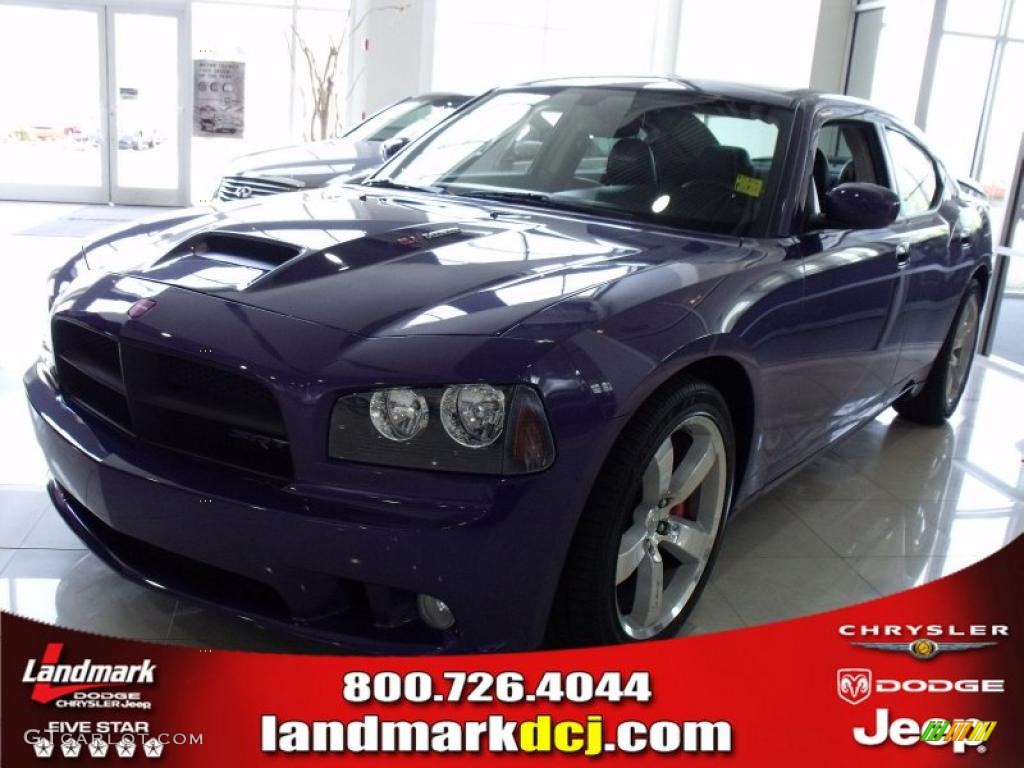 2007 Charger SRT-8 - Plum Crazy Pearl / Dark Slate Gray/Light Slate Gray photo #1