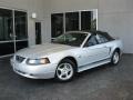 2004 Silver Metallic Ford Mustang V6 Convertible  photo #2