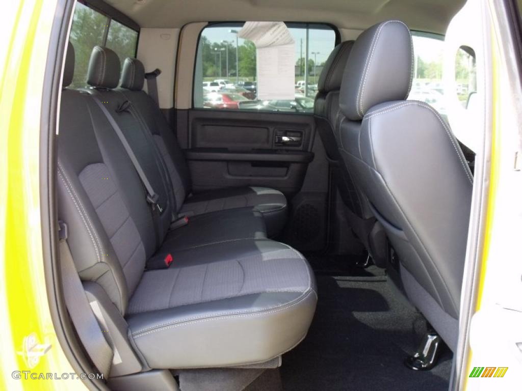 2009 Ram 1500 Sport Crew Cab - Detonator Yellow / Dark Slate/Medium Graystone photo #17