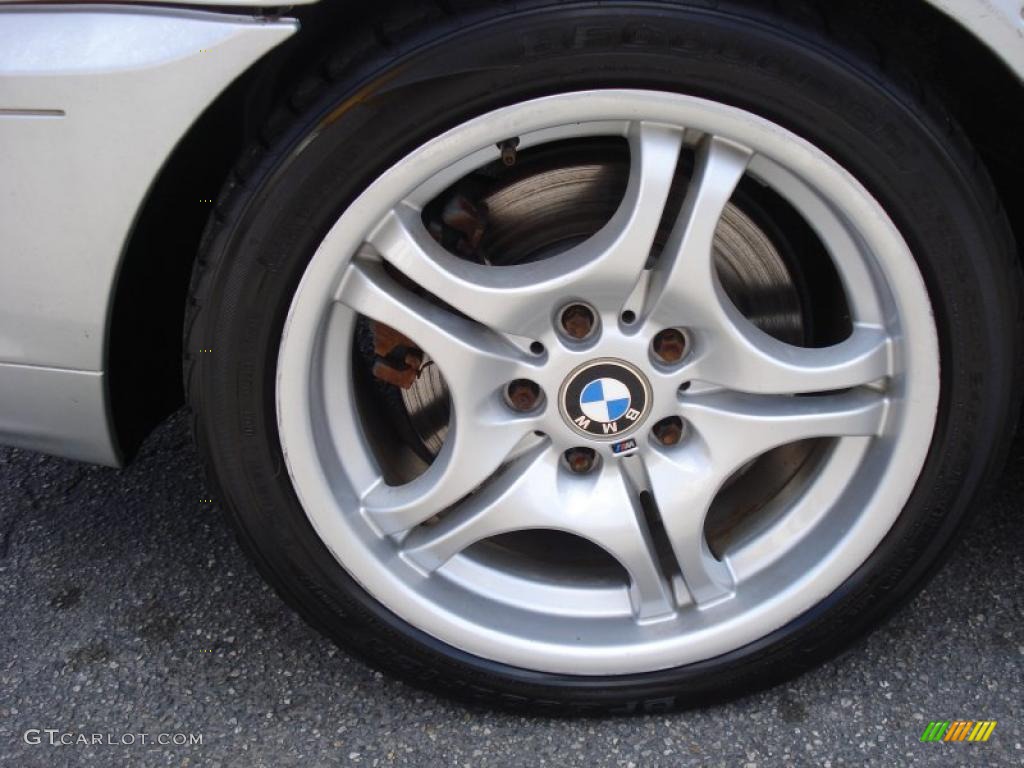 2001 3 Series 330i Coupe - Titanium Silver Metallic / Grey photo #7