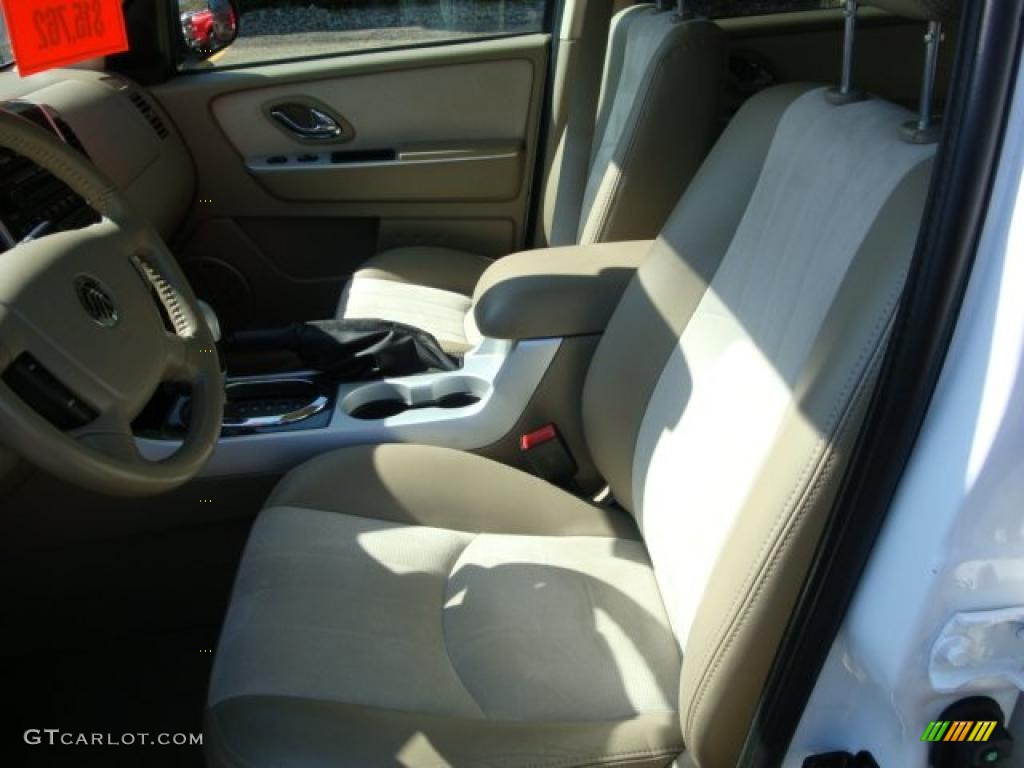 2006 Mariner Premier 4WD - Oxford White / Pebble/Light Parchment photo #7