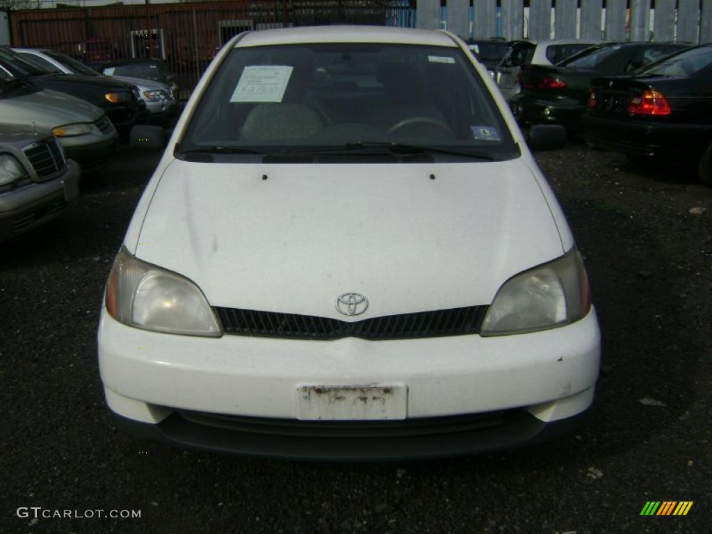 2000 ECHO Sedan - Super White / Warm Gray photo #3